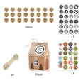 thumbnail image 4 of Bolsas de regalo Decoración navideña Calendario de cuenta regresiva Bolsas de papel Cajas vacías para dulces Aperitivos Galletas Adorno navideño Kearding HA008419-00, 4 of 6