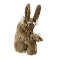 thumbnail image 2 of Northlight 14” Decorative Bunny Mom and Daughter with Flower Crown Figures, 2 of 2
