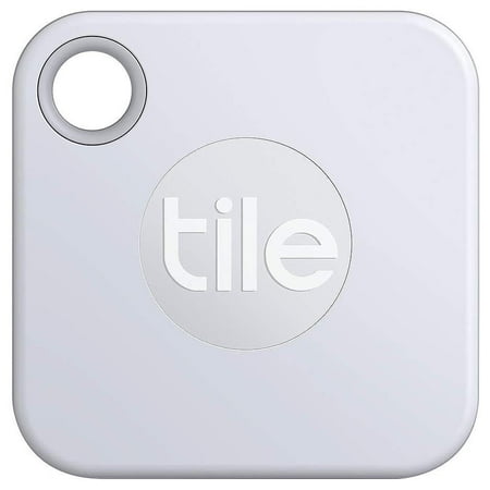 Tile Mate (2020) Bluetooth Item Tracker - 1 Pack - White - Key / Phone / Anything Finder - 200 Ft. Wireless Locator - Non-Retail Packaging
