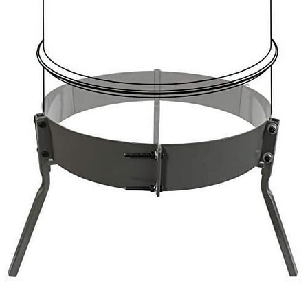 Highwild Deer Feeder 55 Gallon Barrel  Leg Mounting Kit