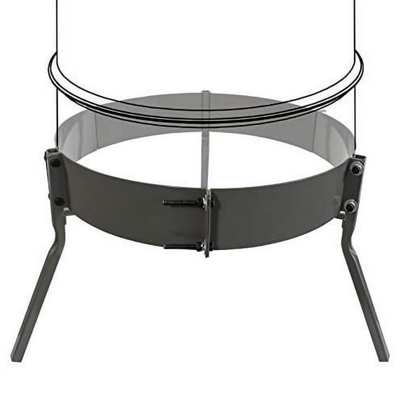 Highwild Deer Feeder 55 Gallon Barrel  Leg Mounting Kit