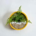 thumbnail image 3 of Moderno y creativo soporte para macetas para plantas, maceta forma forma forma para colgar en , maceta , florero para sala de 25cm_Amarillo DYNWAVEMX Jardinera para colgar en la pared, 3 of 8