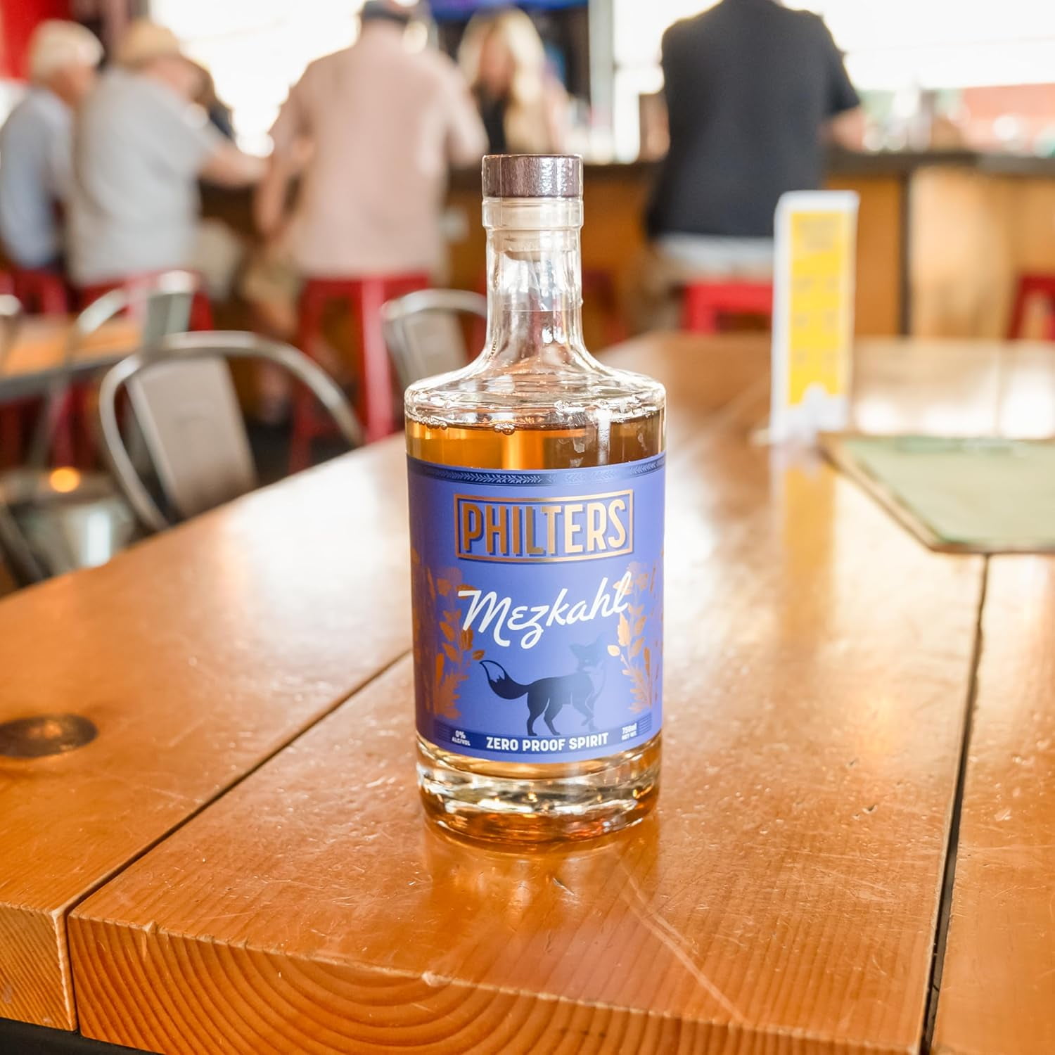Philters Non-Alcoholic Mezkahl, Zero Proof Mezcal Spirit, Alternative Drink, Natural Flavors, 25 Fl Oz
