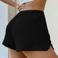 thumbnail image 4 of aidice Womens Shorts Causal Drawstring Elastic Waisted Shorts Fashion Summer Beach Shorts Solid Color, 4 of 9