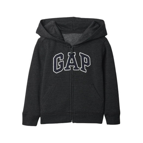 Sudadera con Capucha de Cierre Completo GAP para Niños 12-18 Meses Gris Carbón