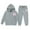 Grey, variant on Tween Outfits for Girls Sets Hoodie Pants Kids Casual Letter Print Sweatshirt Joggers Comfy Two Piece Winter Cute Girls Fall Clothes Brown Size 10-11T