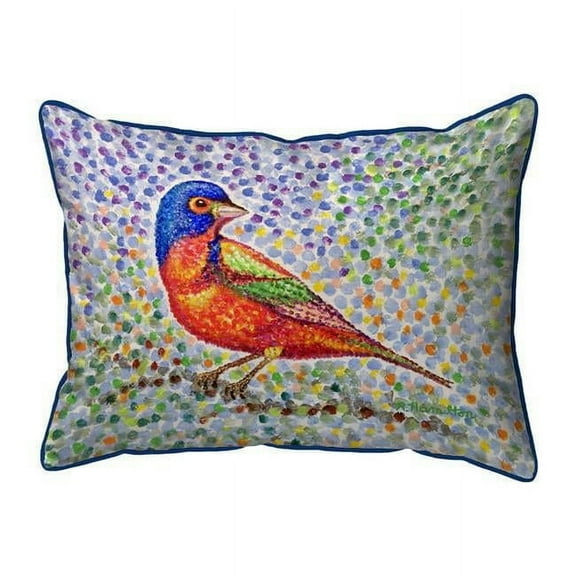 Betsy Drake ZP1390 20 x 24 in. Painted Bunting Zippered Pillow - Extra Large