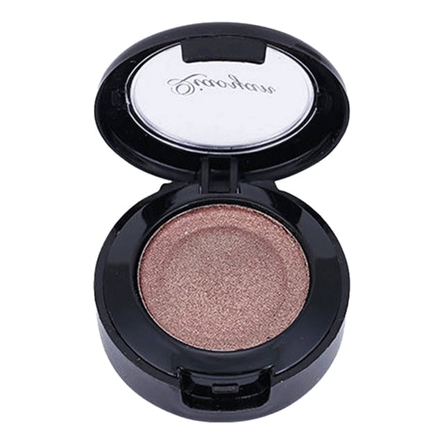 Eyeshadow 3G Glazed Light Color Lazy Shadow Plate Simple Beginner Long Lasting Color Rendering Shadow Without Makeup Double Layer Single Color Eyeshadow In 16 Colors, Eyeshadow for Women