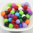 thumbnail image 4 of U8MO 100 Bubblegum Color Acrylic Round Beads 10mm(3/8") Smooth Ball Color for Choice-Green, 4 of 9