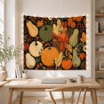 thumbnail image 5 of Illustrative Arrangement Elements With Autumn Variety Pumpkins, Mystical Fantasy for Space Lovers, Wall Decor, Halloween Gift, Tapestry Wall Hanging for Dorm and Living Room, 5 of 7