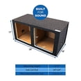 thumbnail image 4 of Bbox Single Vented 15 Inch Subwoofer Enclosure Engineered for Kicker Solo-Baric Model L5 & L7 Subwoofers - Car Subwoofer Boxes & Enclosures & Subwoofer Box Improves Audio Quality, Sound & Bass, 4 of 5