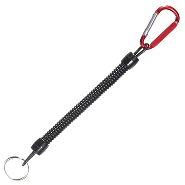Naiovety Alicates seguros para acampar, cuerda, agarres de labios para pesca, aparejos, accesorio de pesca, 2 uds. Pescar rojo