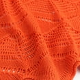 thumbnail image 5 of Jjayotai Womens Long Sleeve Hollow Out Crochet Crewneck Pointelle Knitted Sweaters Pullovers Orange L, 5 of 9