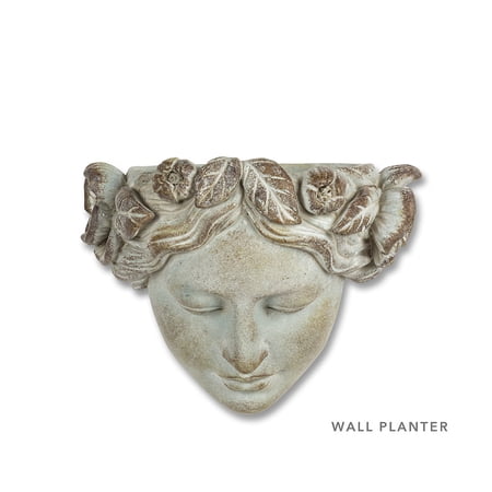 Set of 4 Woman Face Wall Planter