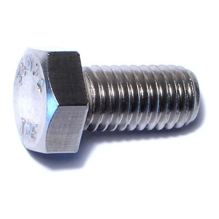 

1/2 -13 x 1 18-8 Stainless Steel Coarse Thread Hex Cap Screws (10 pcs.)