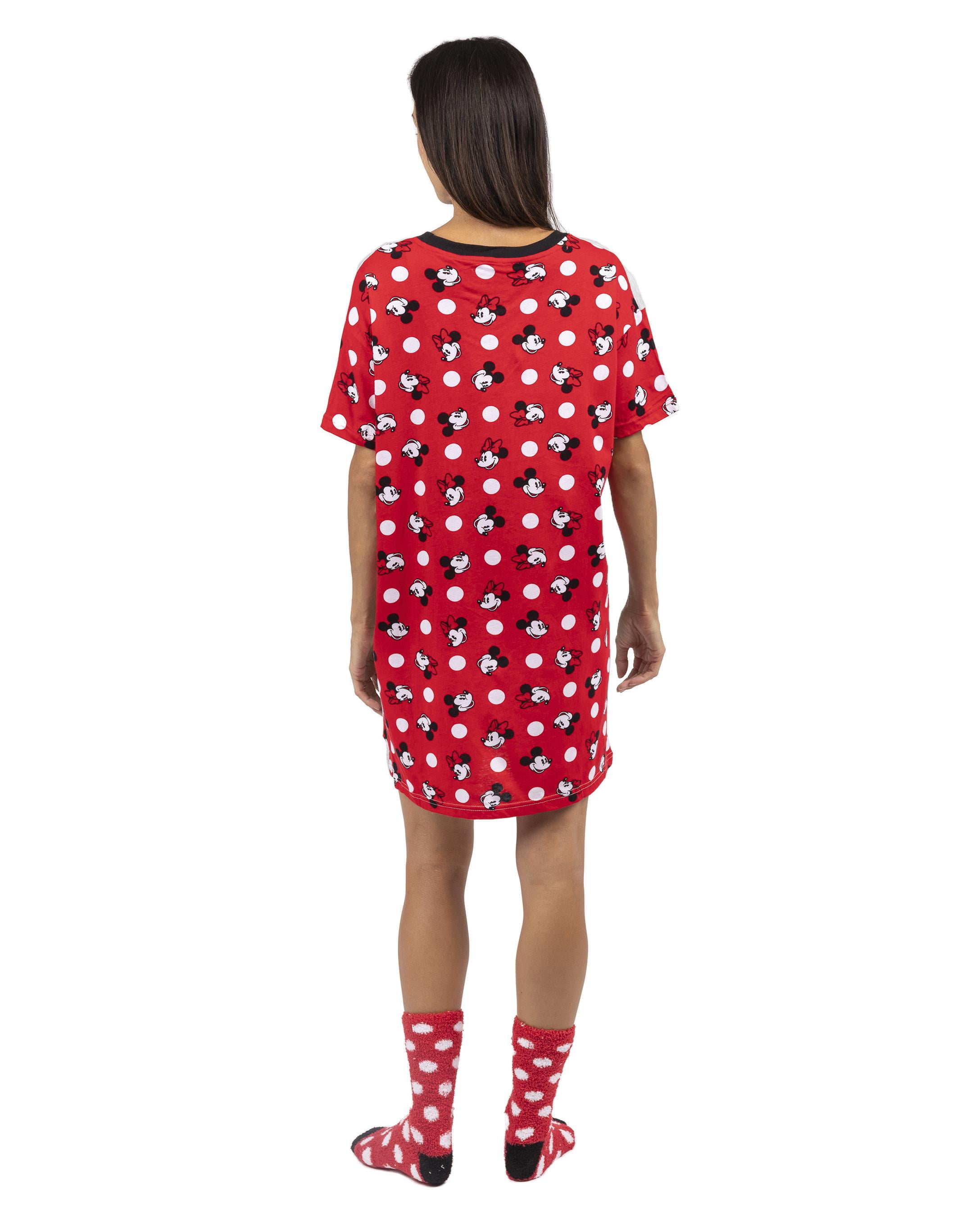 Disney Womens Nightgowns Sleepshirts Female Mickey Size L