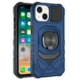 thumbnail image 3 of For Apple iPhone 15 Pro Max (6.7") Hybrid Dual Layer with Rotate Magnetic Ring Holder Kickstand, Rugged Shockproof Cover ,Xpm Phone Case [ Blue ], 3 of 7