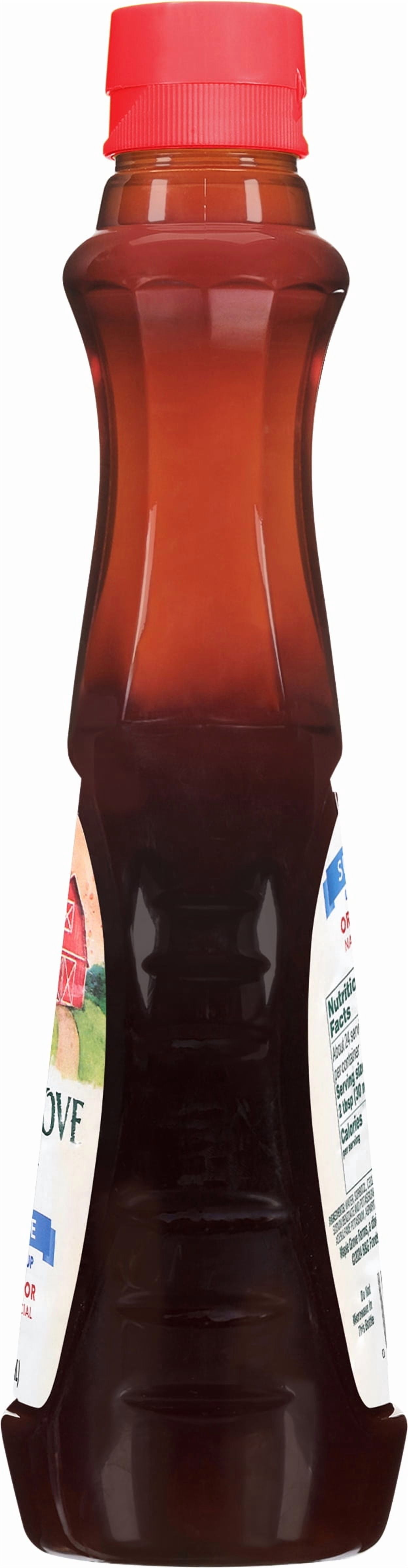 Maple Grove Farms Sugar Free Maple Flavor Syrup, Low Calorie Syrup, Gluten-Free, 24 fl oz Bottle