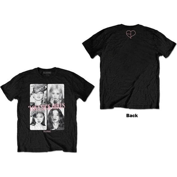 BlackPink Unisex T-Shirt Love Sick (Back Print) (Small)