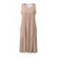 thumbnail image 3 of WILLBEST Vestido Lino Mujer Vestido Playero Informal De Verano De Color Liso Sin Mangas Hasta La Rodilla Con Cuello Redondo Y Bolsillos Para Vacaciones, Viajes Y Uso Diario, 3 of 3
