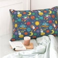 thumbnail image 4 of Naloa Cartoon Space Pillow Covers, Throw Pillow Case Cushion Covers,Cushion for Bedroom,Couch,Home-16"x24", 4 of 6