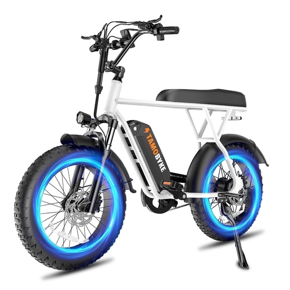 Tamobyke T63 Electric Bike for Teens&Adults,750W Motor 20MPH,36V/13Ah Battery,20"x4.0" Fat Tire E-Mountain Bike,UL2849