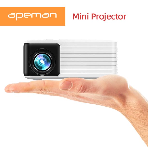 Apeman 2022 Upgraded Mini Portable Projector with 7500Lumens 1080P Full