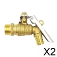 thumbnail image 1 of Grifo de latón,Grifo de agua con cerradura para lugares públicos con un solo orificio,Grifo de latón con cerradura DN15 de 1/2" Taller de jardín,Grifo de latón con cerradura para jardín, 1 of 8