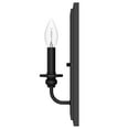 thumbnail image 5 of Hunter - Southcrest 1-light Matte Black, Small Sconce Light, Dimmable, Casual Style, for Bedrooms, Kitchens, Dining, Living Rooms - 19640, 5 of 7