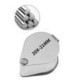 thumbnail image 4 of Magnifier Pocket Identifying Magnifying Glass Portable Jewelry Loupe for Portable Magnifying Home Outdoor, 20X, 4 of 9