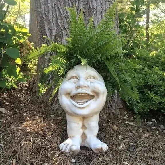 Unique Abstract Beauty Face Flower Pot, Funny Planters Decoration Flower Resin Flower Pot, Face Flower Pot Head Planter Flower Pot Home Art Decor B