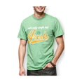 thumbnail image 1 of Delta Apparel Mens Not Only Single Graphic T-Shirt, Green, Medium, 1 of 1
