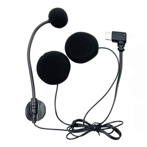 Noise Cancelling Microphone for Full Face Helmets with USB Type C Port Noise Cancellation
