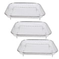thumbnail image 1 of 3 Pack Fryer Rack Set, 304 Stainless Steel Square Cooking Rack for Grilling Frying Steaming with Detachable Oil Filter Net for Air Fryer Inner Pot, 1 of 7