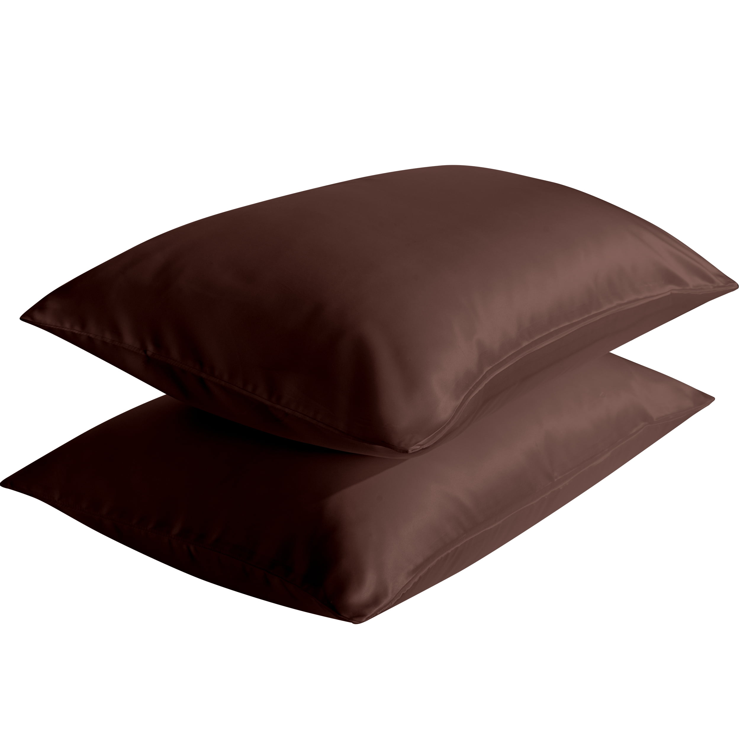 FLXXIE Satin Pillowcases with Zipper Silky Soft Sateen Pillow Cases