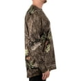 thumbnail image 3 of Mossy Oak Men's Long Sleeve Camouflage Hunting Performance Shirt, Mossy Oak Country Roots, S, 3 of 5