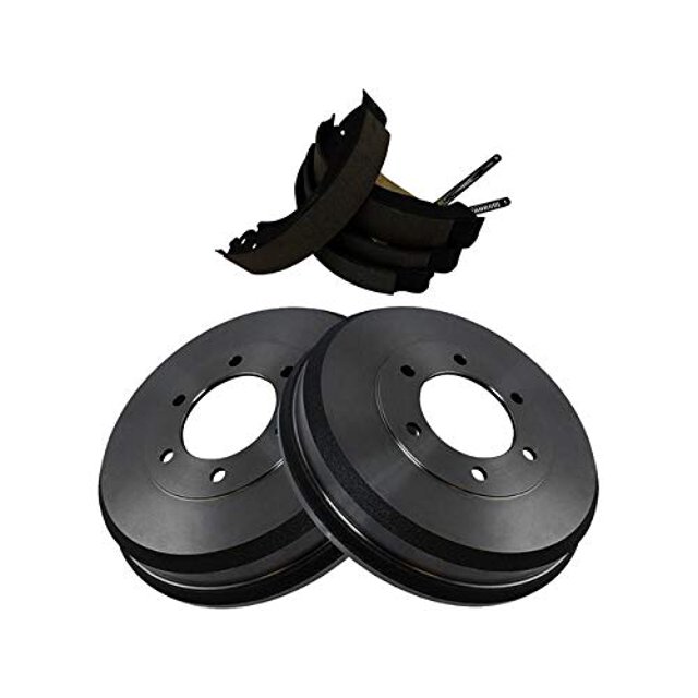 Marketplace Auto Parts Rear Brake Drum and Brake Shoe Kit - Compatible with 2004-2008 Chevy Colorado
