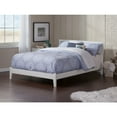 thumbnail image 2 of Orlando King Solid Wood Foundation Bed in White, 2 of 6