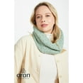thumbnail image 3 of Aran Woollen Mills Women`s Infinity Cable Knitted Scarf 100% Premium Merino Wool Made in Ireland, 3 of 4