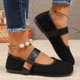 thumbnail image 2 of Women's Mary Jane Orthopedic Shoes Round Toe Wide Width Strap Flat Heel Comfortable Casual Footwear for Daily, 2 of 2
