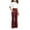 Brick Red, variant on Girls Flare Pants Girl Yoga Flare Wide Leg Stretchy Pants for Causal with Pockets 6-10Y 11-15Y(Purple,14-15 Years)