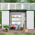 thumbnail image 2 of Remise de Rangement Extérieure 5x3 Pi Armoire en Résine Imperméable avec Portes Verrouillables, Matériaux de Haute Qualité, 2 of 8