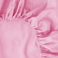 thumbnail image 3 of 500-TC Egyptian Cotton, Super Single (48" x 84") Size Fitted Sheet, 1-PC Fitted Sheet/Bottom Sheet Only, Super Single Size Size Fits 9-12" Pocket Depth Fitted Sheets, Pink, 3 of 4