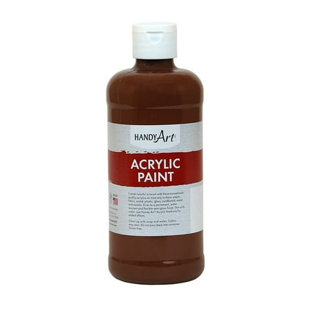 Mixing Burnt Sienna - ACRYLIC PAINT 16 OZ BURNT SIENNA