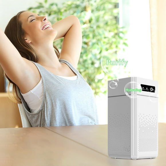 Portable Indoor Air Purifier with H11 Nanocomposite Filter, USB Powered, Energy Efficient, 1x Unit