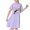 E Purple, variant on Auroural Girls Nightgowns 4T 3-12 Years Children's Fashion Printed Dreamy Pajamas Mid Calf Nightgown