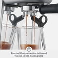 thumbnail image 3 of Breville the Bambino Plus Cafetera espresso con espumador de leche automático, cafetera espresso con calentamiento en segundos, máquina de capuchino y café con leche para el hogar, BES500BTR, trufa ne, 3 of 5