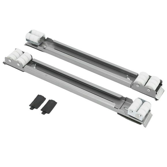 Portable Appliance Roller Mover,Heavy Duty Extensible Easy To Move Universal Wheel Base Heavy Duty Appliance Rollers Load Bearing 300KG for Dryers Washer Furniture[Silver]