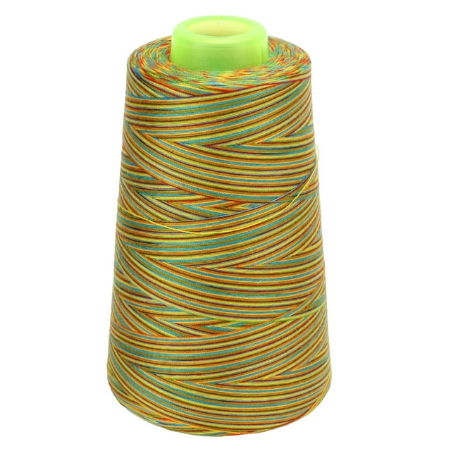 Hilo de coser de poliéster duradero, resistente, de amplia aplicación, colorido, para bordar, 402 hilos para máquina de coser artesanal.