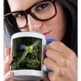 thumbnail image 2 of Yellow-Faced Parrotlet, 15oz Two-Tone Blue Mug, 2 of 7